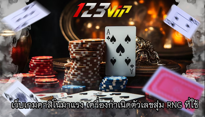 เว็บเกมคาสิโนมาแรง เครื่องกำเนิดตัวเลขสุ่ม RNG ที่ใช้