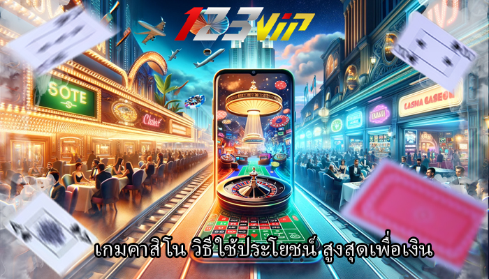 เกมคาสิโน วิธีใช้ประโยชน์ สูงสุดเพื่อเงิน